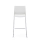 Verse Shell Skid Base Bar Stool